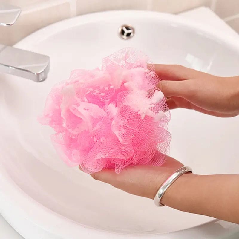 Loofah Sponge, Ball Bath Towel Scrubber, Mini Bath Sponge, Multicolor Body Exfoliating Shower Ball, Flower Bath Mesh Sponge, Bath Flower Shower Sponge Ball, Shower Loofah Sponge Pouf Body Wash Scrubber Loofah Sponge, Ball Bath Towel Scrubber, Mini Bath Sponge, Multicolor Body Exfoliating Shower Ball, Flower Bath Mesh Sponge, Bath Flower Shower Sponge Ball, Shower Loofah Sponge Pouf Body Wash Scrubber